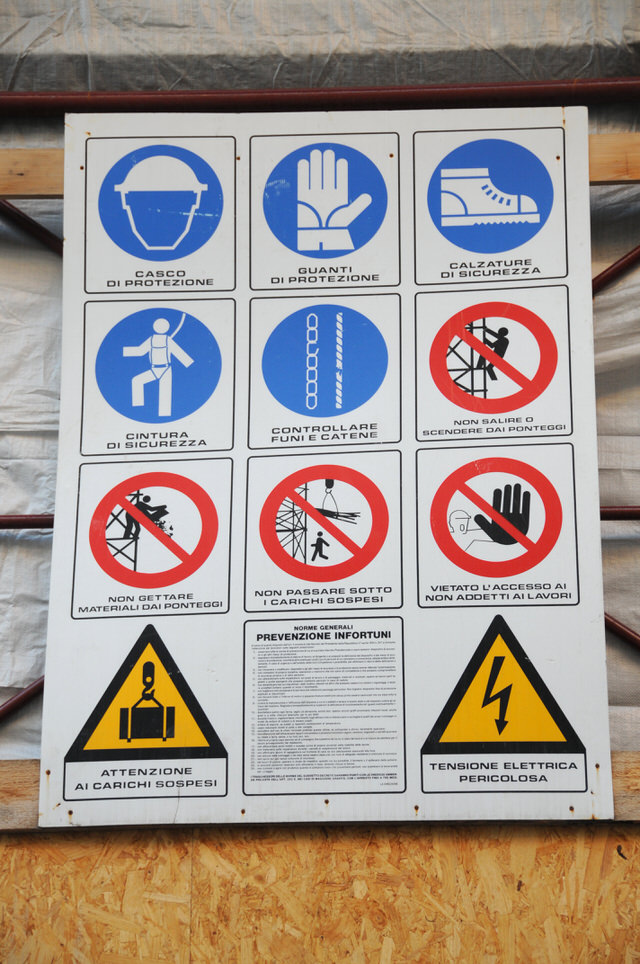 sicurezza in cantiere